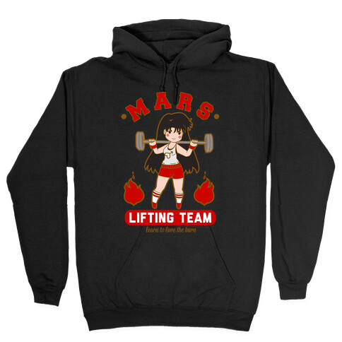 Mars Lifting Team Parody Hooded Sweatshirt
