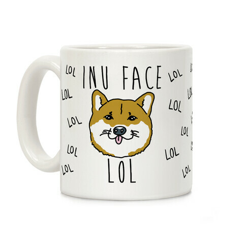 Inu Face Lol Coffee Mug