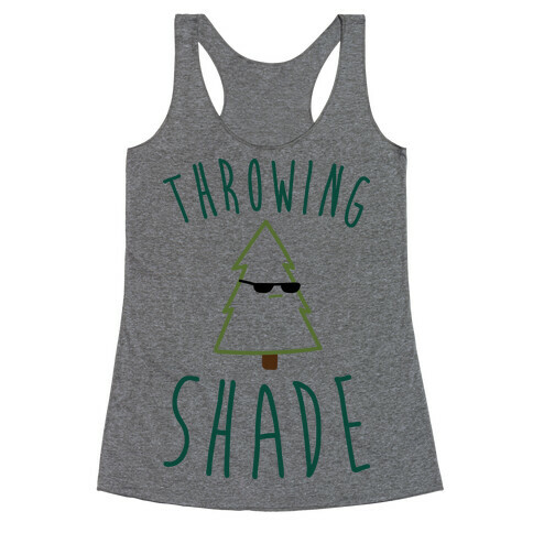 Throwing Shade Tree Racerback Tank Top