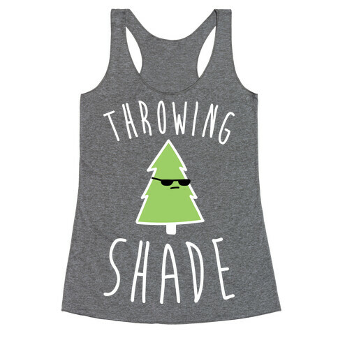 Throwing Shade Tree Racerback Tank Top