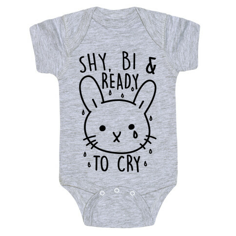 Shy Bi and Ready to Cry Baby One-Piece