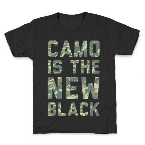 Camo is the New Black Kids T-Shirt