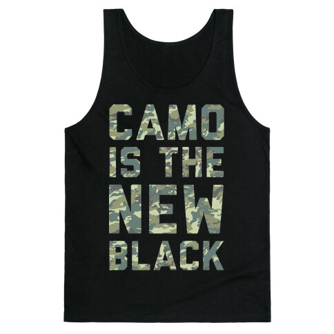Camo is the New Black Tank Top