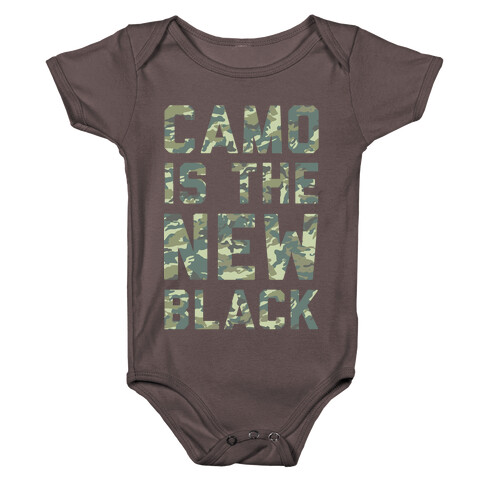 Camo is the New Black Baby One-Piece