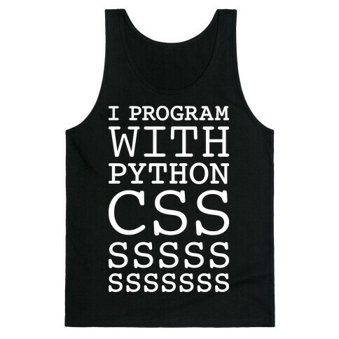 I Program With Python CSS Tank Top