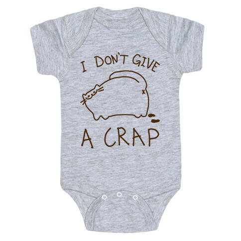 I Don't Give A Crap Baby One-Piece