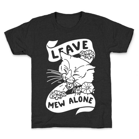 Leave Mew Alone Kids T-Shirt