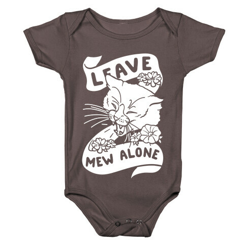 Leave Mew Alone Baby One-Piece