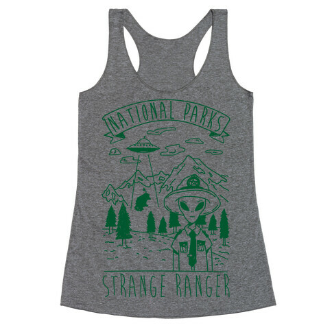 Strange Ranger Racerback Tank Top