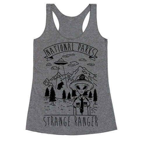 Strange Ranger Racerback Tank Top