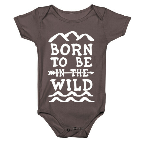 Born To Be In The Wild Baby One-Piece