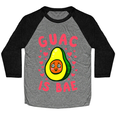 Guac Is Bae Baseball Tee