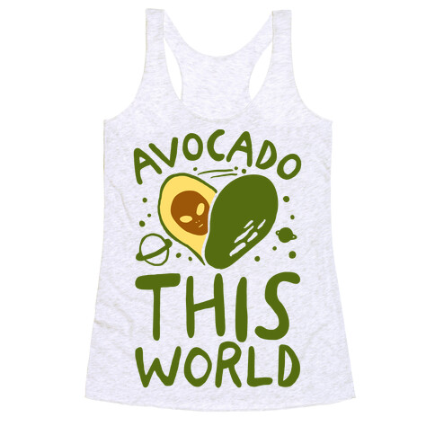 Avocado This World Racerback Tank Top