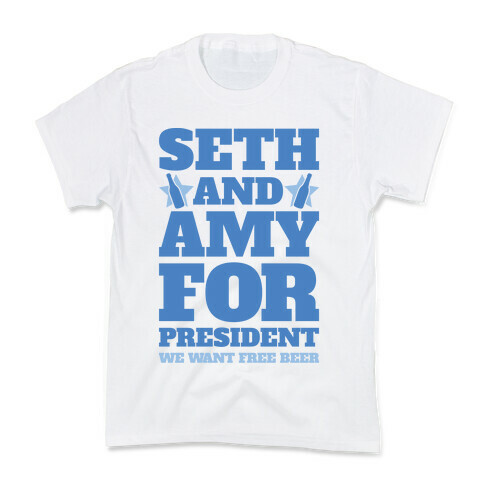 Seth and Amy For President  Kids T-Shirt