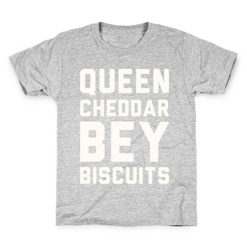 Queen Cheddar Bey Biscuits Parody  Kids T-Shirt