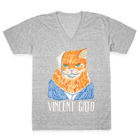 Vincent Gato  V-Neck Tee Shirt