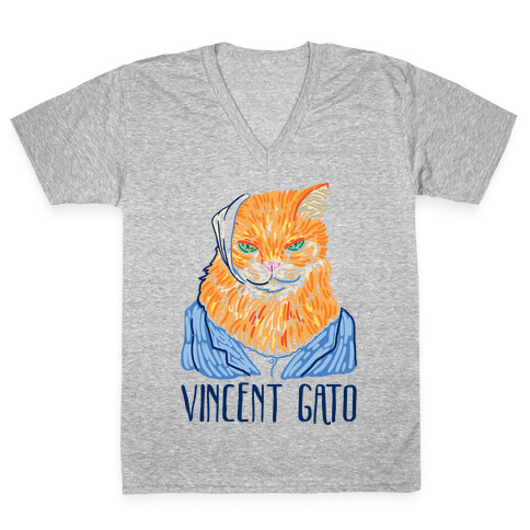 Vincent Gato  V-Neck Tee Shirt