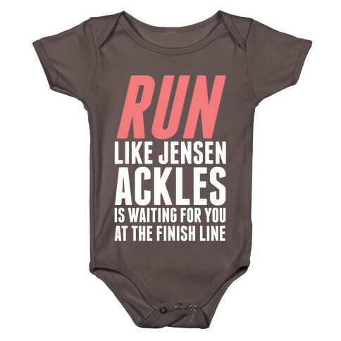 Run Like Jensen Ackles is Waiting Baby One-Piece