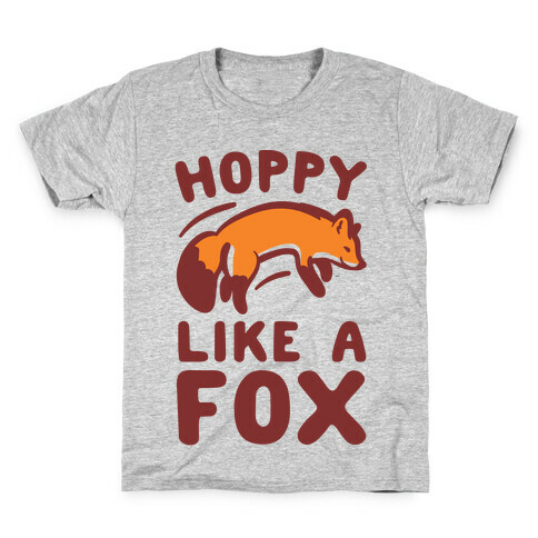 Hoppy Like A Fox Kids T-Shirt