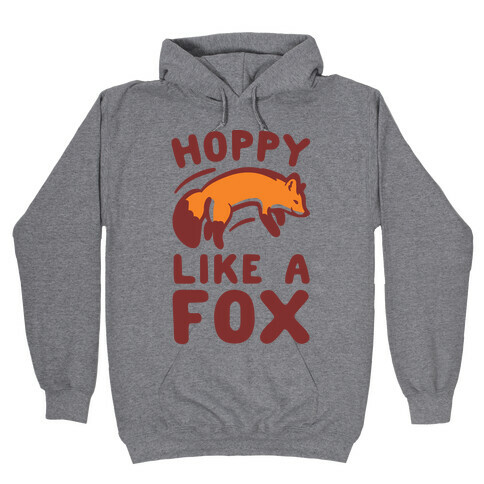 Hoppy Like A Fox Hooded Sweatshirt