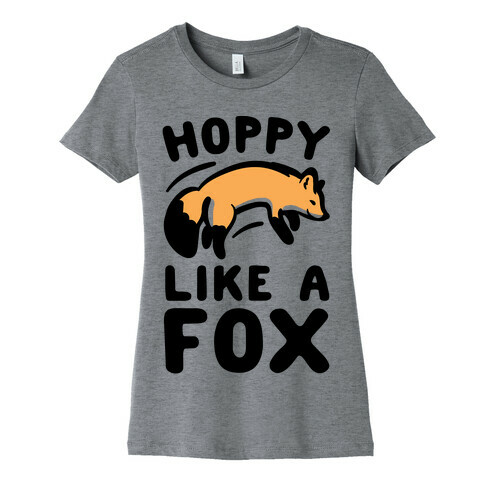 Hoppy Like A Fox Womens T-Shirt