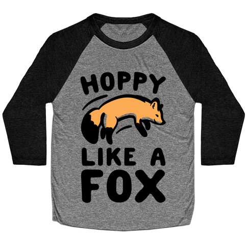 Hoppy Like A Fox Baseball Tee