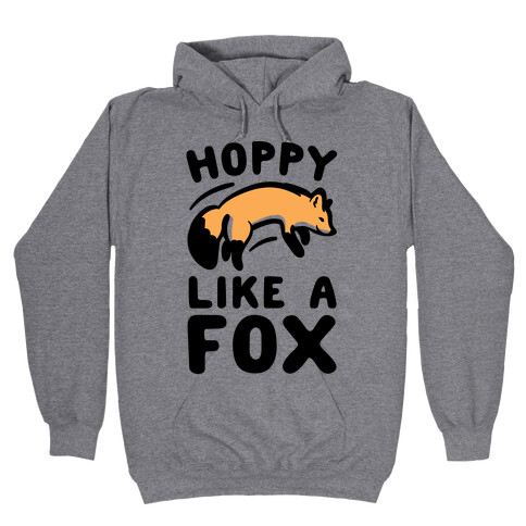 Hoppy Like A Fox Hooded Sweatshirt