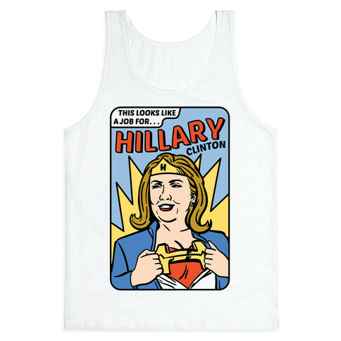 Super Hero Hillary Clinton Tank Top