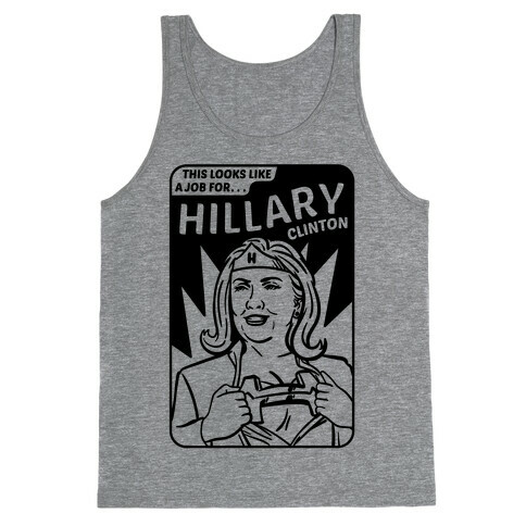 Super Hero Hillary Clinton Tank Top