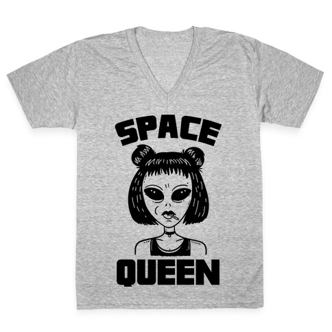 Space Queen V-Neck Tee Shirt