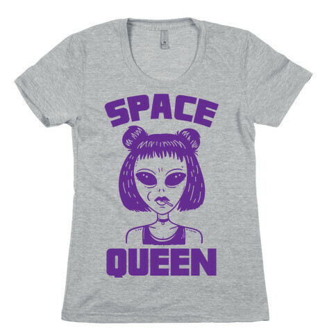Space Queen Womens T-Shirt