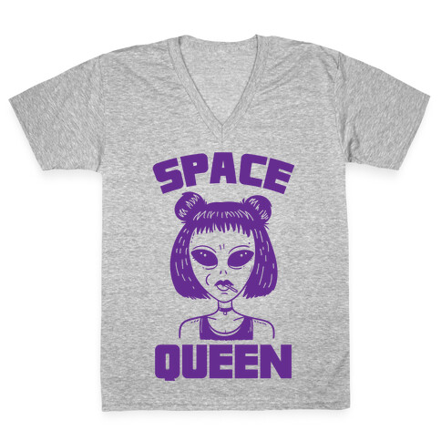 Space Queen V-Neck Tee Shirt