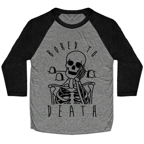 Bored To Death Baseball Tee