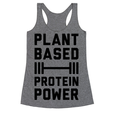 Plant Based Protein Power Racerback Tank Top