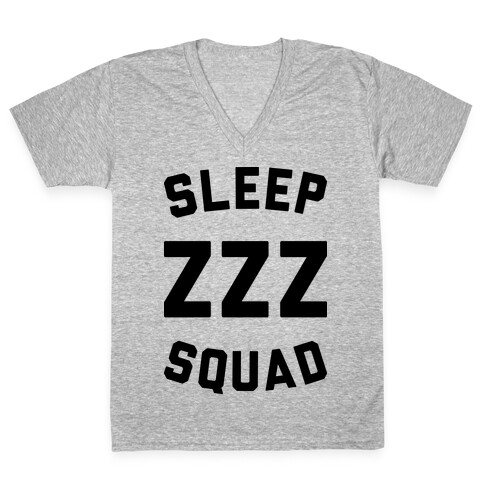 Sleep ZZZ Squad V-Neck Tee Shirt