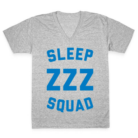 Sleep ZZZ Squad V-Neck Tee Shirt