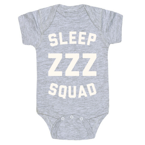 Sleep ZZZ Squad Baby One-Piece