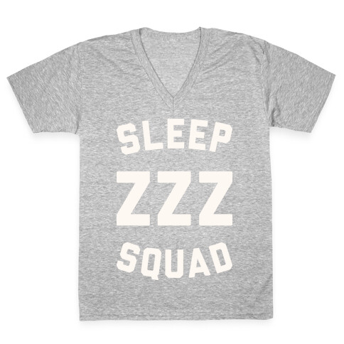Sleep ZZZ Squad V-Neck Tee Shirt