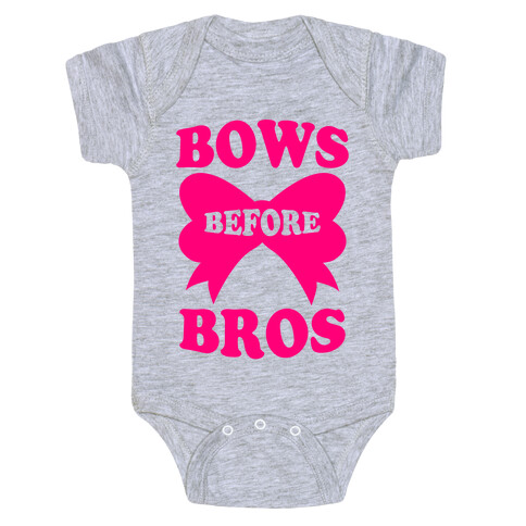Bows Before Bros Baby One-Piece