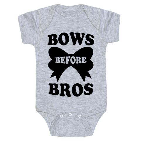 Bows Before Bros Baby One-Piece