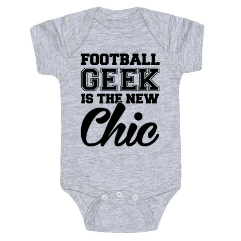 Football Geek Is The New Chic Baby One-Piece