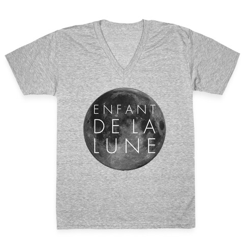 Child Of The Moon V-Neck Tee Shirt