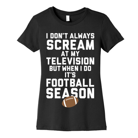 Football Season Womens T-Shirt