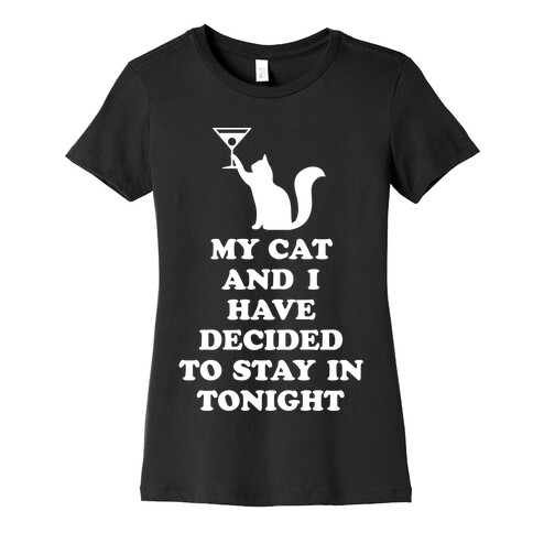 My Cat And I Womens T-Shirt