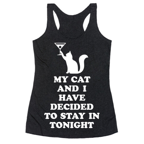 My Cat And I Racerback Tank Top