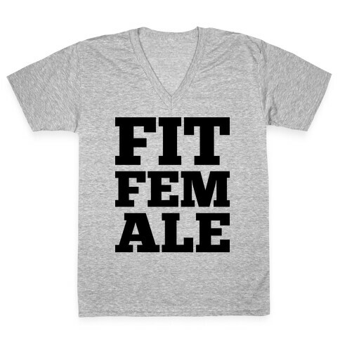 Fit Female V-Neck Tee Shirt