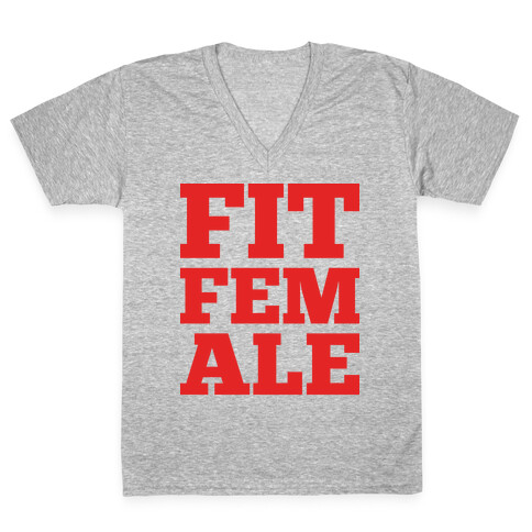 Fit Female V-Neck Tee Shirt