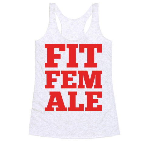 Fit Female Racerback Tank Top