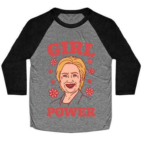 Girl Power Hillary Baseball Tee