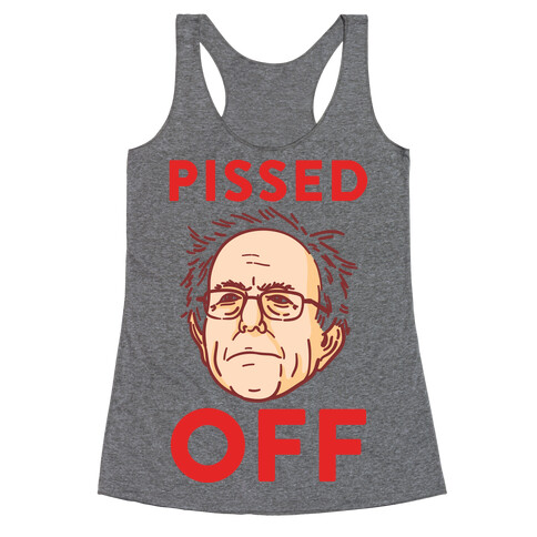 Pissed Off Bernie Racerback Tank Top